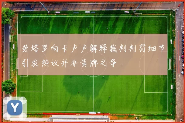 劳塔罗向卡卢卢解释裁判判罚细节引发热议并非黄牌之争